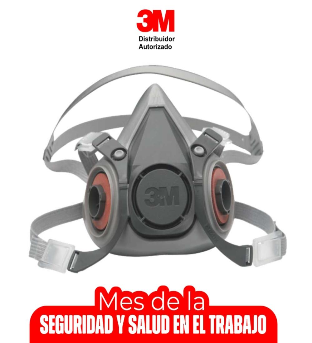 RESPIRADOR 2 CARTUCHOS MEDIA CARA 3M 6200